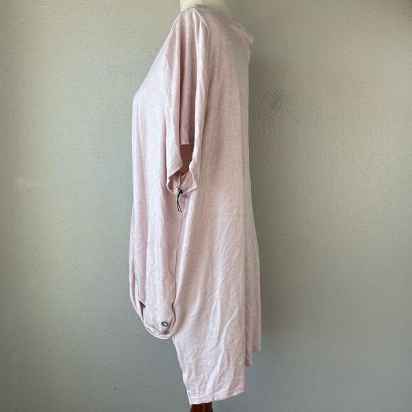 NWOT Calvin Klein Performance Pink V-Neck T-Shirt Size 2X - Picture 3 of 7